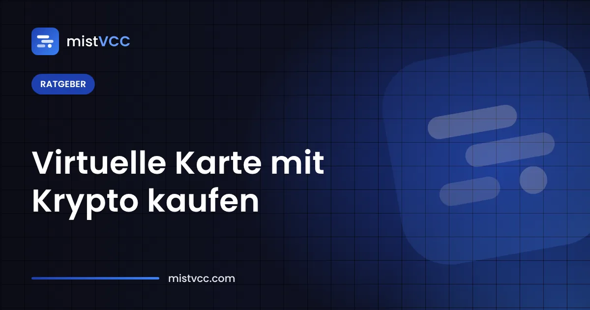 Mit USDT aufgeladene virtuelle Prepaid-Karte