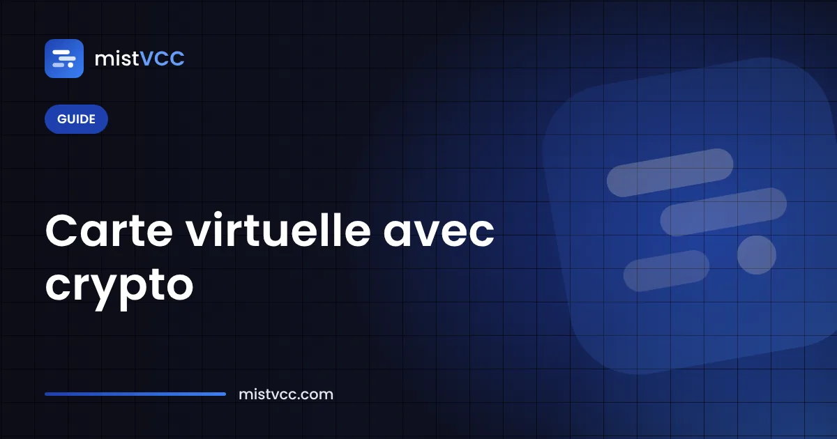 Carte virtuelle prépayée rechargée en USDT