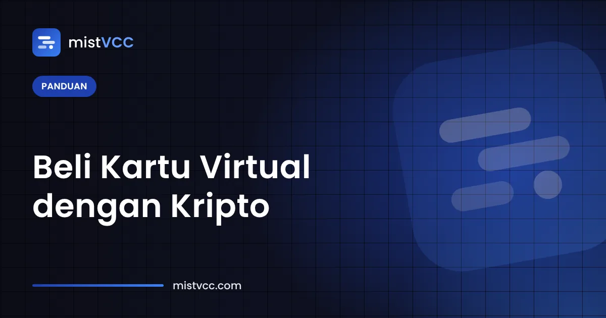 Kartu virtual prabayar yang diisi dengan USDT