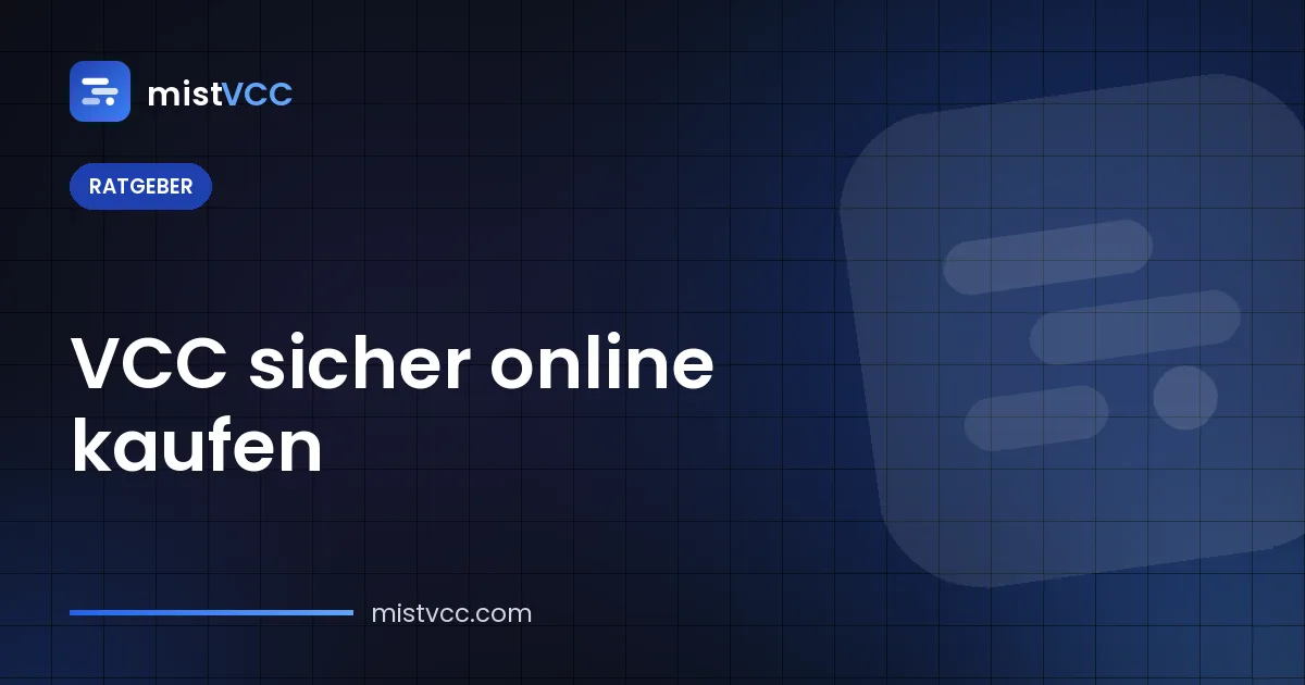 VCC online kaufen – virtuelle Prepaid-Kreditkarte, aufgeladen mit USDT
