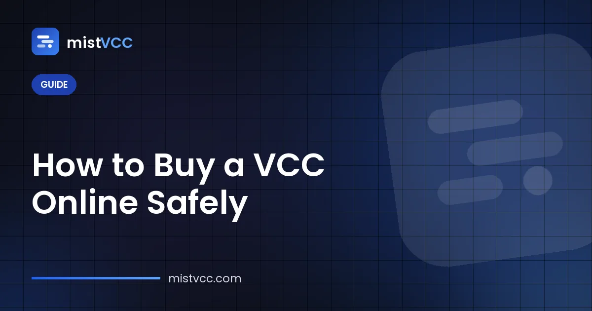 How to buy a VCC online — prepaid virtual credit card topped up with USDT