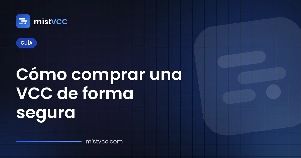 Cómo comprar una VCC online: tarjeta de crédito virtual prepago recargada con USDT