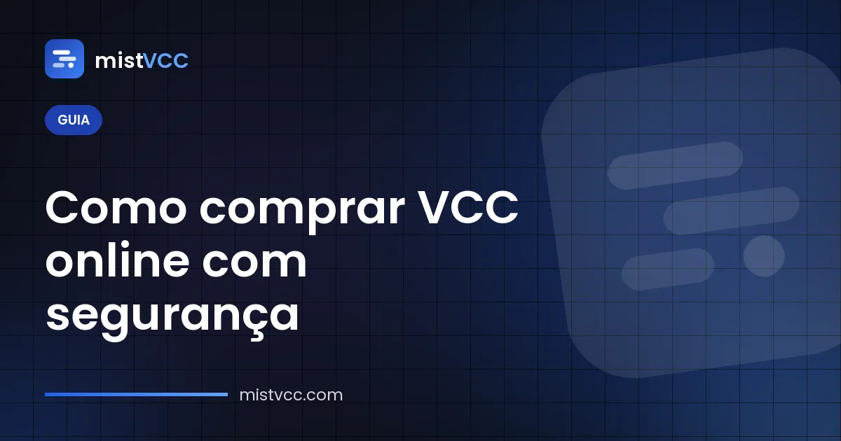 Como comprar VCC online — cartão de crédito virtual pré-pago recarregado com USDT