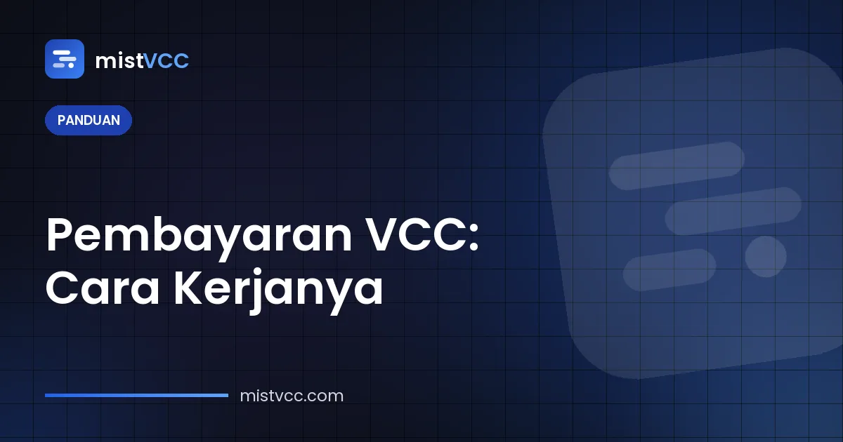 Pembayaran VCC dijelaskan — status otorisasi, pending, settled, dan ditolak pada kartu virtual