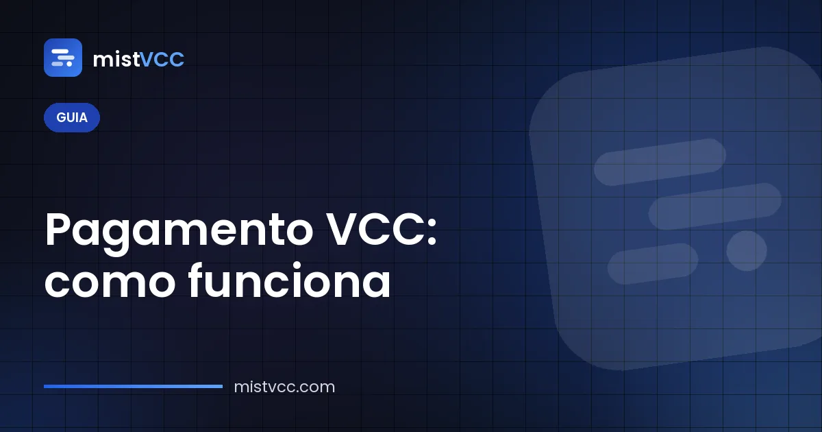 Pagamento VCC explicado — status de autorização, pendente, liquidado e recusado do cartão virtual