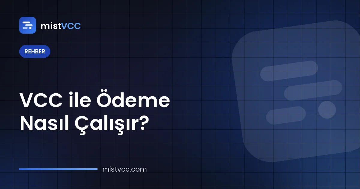 VCC ile ödeme — sanal kart provizyonu, bekleyen, tamamlanan ve reddedilen işlem durumları